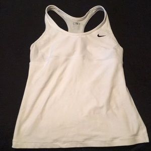 White Nike Tank